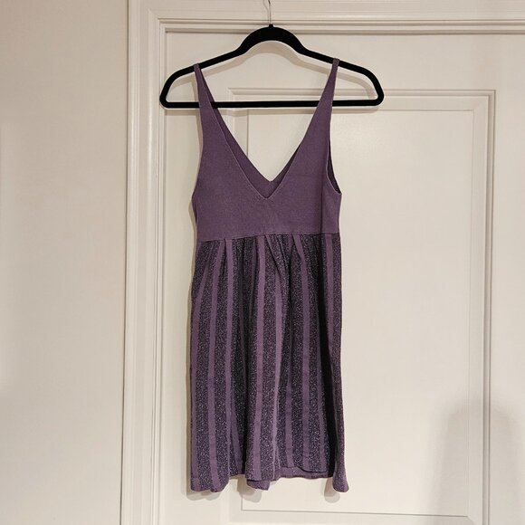 A/X Armani Exchange Glitter Sweater Dress - Picture 2 of 5